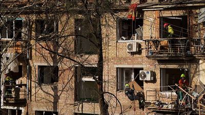 At least nine killed and dozens injured after Russian missile and drone attack on Kyiv