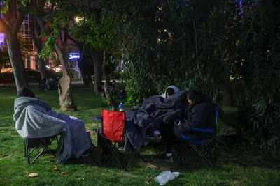 Istanbul residents spend the night outdoors after a strong earthquake and aftershocks