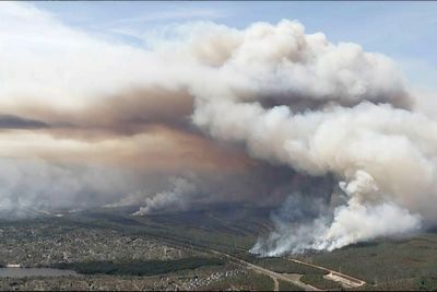 Smoke from growing New Jersey wildfire to affect air quality in the New York City area