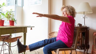 Can't do a sit-up? A trainer says you should do these chair-based core exercises instead
