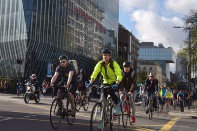 Twice as many bikes as cars in City of London 'Square Mile' after 57% increase in cycle journeys