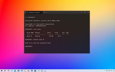 How to use DiskPart to clean and format drive not working on Windows 10