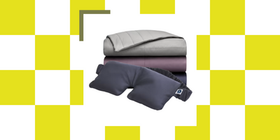 The Weighted Blanket That Doesn’t Make You Sweat (and the Eye Mask to Match)