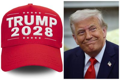 Trump rehashes third term claims as his store starts selling ‘Trump 2028’ hats