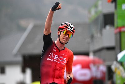 Tour of the Alps: Thymen Arensman wins from 80km solo attack to snatch race lead from Michael Storer