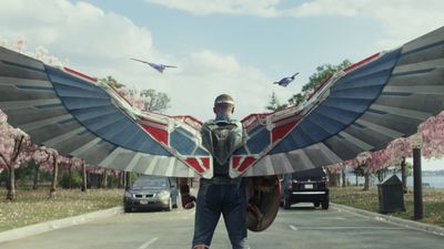 Anthony Mackie says Chris Evans texted him "Good job" after the premiere of Captain America: Brave New World