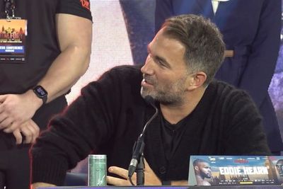 Eddie Hearn storms off stage at Chris Eubank Jr vs Conor Benn press conference