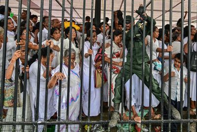 Stampede feared as millions flock to see rarely displayed Buddha relic in Sri Lanka