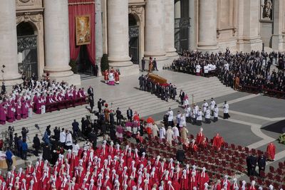 Pope Francis funeral LIVE: Trump, Zelensky and Prince William join thousands for historic Vatican service