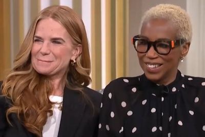 Awkward moment Trisha Goddard tells Dermot O’Leary and Alison Hammond to ‘stop creeping around’ Patsy Palmer