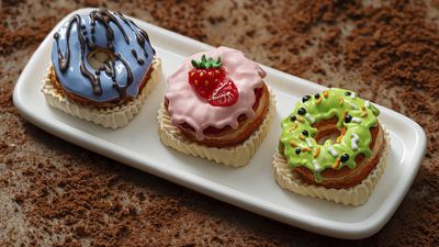 If you hurry, you can pick up a set of these sweet artisan keycaps in all sorts of delicious combinations