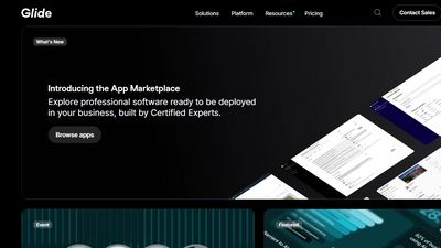 I tried out Glide, a good option if you’re looking to quickly build data-driven apps without much effort