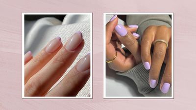 You can keep your cold, powdery pastels this spring - we're requesting lilac nails instead