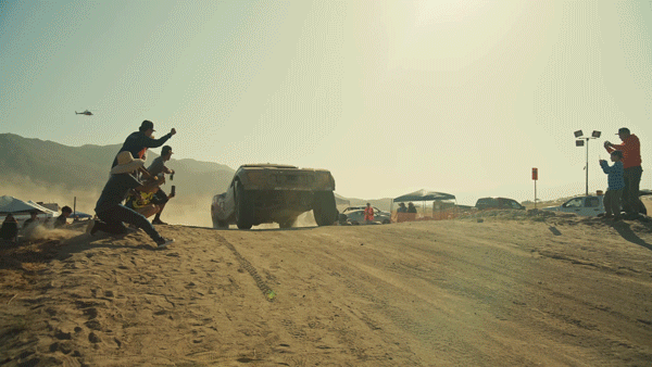 Mini POV camera captures groundbreaking onboard footage of off-road racing in extreme desert environments