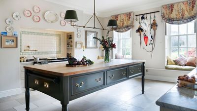 Step inside this British stately kitchen that's steeped in country charm – a kitchen built for now, with the soul of another era