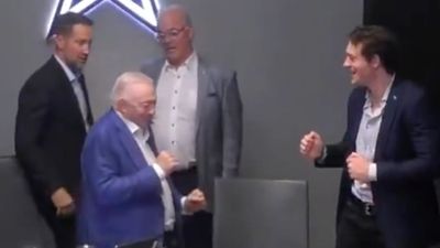 Jerry Jones Goes Viral for Awkward Dance Moves After Cowboys' NFL Draft Pick