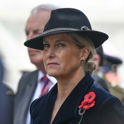 Duchess Sophie Borrows Daughter Lady Louise's Hat as She Cries During Emotional Ceremony