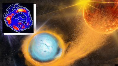 Hubble helps explore the wreckage of a supernova star explosion in a satellite galaxy of the Milky Way (image)