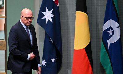 Peter Dutton urges respect for welcome to country but reaffirms stance on ‘one flag’ only