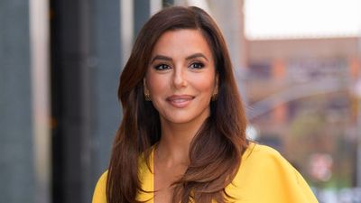 If you like the butter yellow trend, you'll love the even brighter shade Eva Longoria's wearing