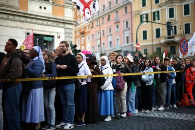 Up At Dawn For Front-row Seat To History At Francis's Funeral