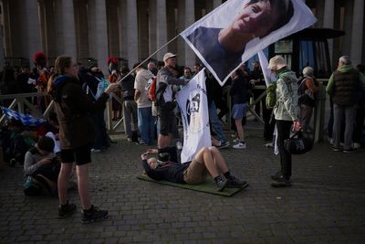They came for the canonization of a millennial saint. They stayed for Pope Francis' funeral