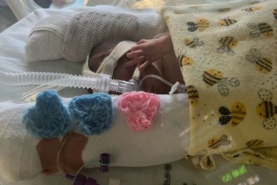 Why three tiny knitted hearts are priceless in helping a mother’s grief