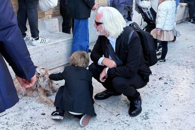Julian Assange makes shock appearance at Pope Francis's funeral