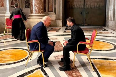 Trump accuses Putin of 'stringing him along' after historic Ukraine peace talks with Zelensky at Vatican