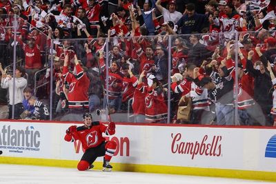 Simon Nemec registers first NHL playoff overtime winner