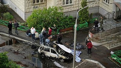 Russia detains suspect in car blast that killed top general