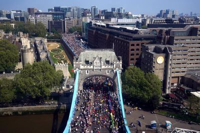 Pro-Palestine demonstrators arrested after red paint thrown at London Marathon