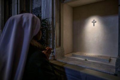 Pictures of Pope Francis's tomb released as it opens to the public in Rome basilica