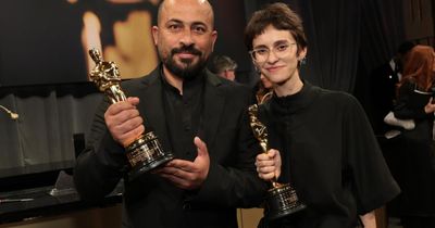 Oscar-winning Palestinian director says award 'meant nothing' after Israeli attack
