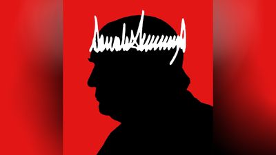 This subtly scathing Trump illustration nails minimalist design