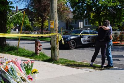 AP PHOTOS: A vehicle plows into a Filipino street festival crowd in Vancouver