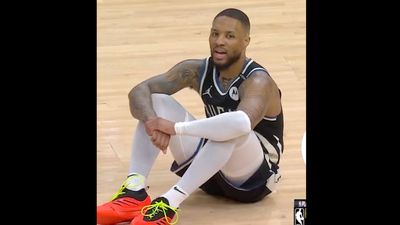 NBA World Reacts to Damian Lillard's Possible Achilles Injury During Bucks-Pacers