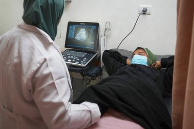 AP PHOTOS: A pregnant woman under Israel's blockade in Gaza fears for her baby