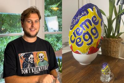 TikTok chef makes giant Creme Egg the weight of a child
