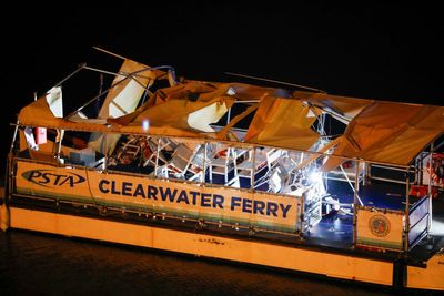 One dead and multiple injured after ferry crashes into boat in Florida