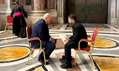 Ukraine war briefing: Trump says peace deal ‘very close’ and meets Zelenskyy in Rome