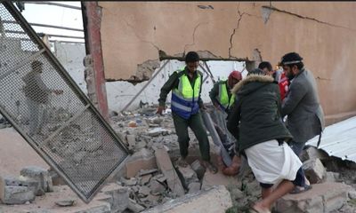 Houthi rebels say US airstrike on detention centre killed dozens of African migrants