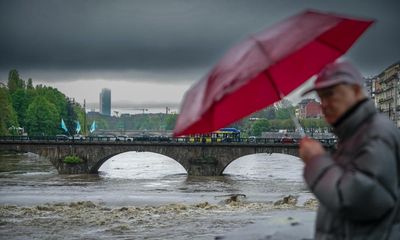 Weather tracker: thunderstorms lash Italy in aftermath of Storm Hans