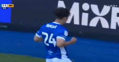Watch: Ex-Celtic treble winner scores as club break record points tally