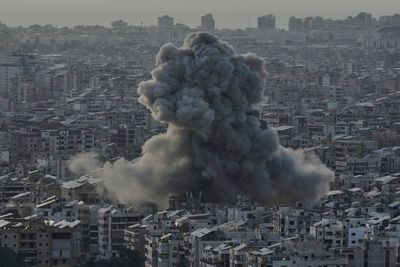 Smoke billows from Beirut suburbs after third Israeli strike since ceasefire