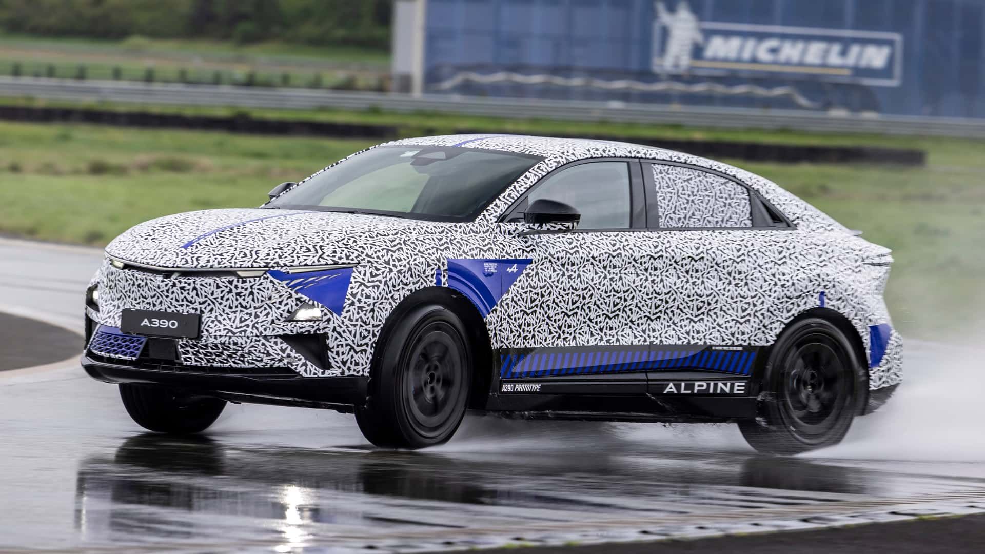 Alpine's New Tri-Motor Electric Sedan Samples A110…