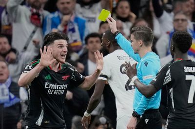 Arsenal: Is Declan Rice at risk of Champions League suspension against PSG?