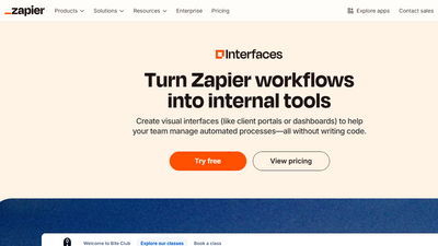I tried Zapier Interfaces, a useful no-code platform for integrating with Zapier tools, but otherwise limited compared to rivals