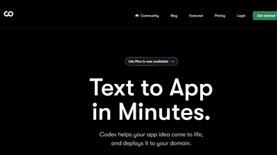 I tried Codev and found it to be one of the easiest to use no-code platforms to use