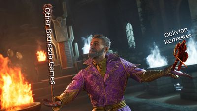 The Elder Scrolls IV: Oblivion causes another Bethesda game to shoot up the charts